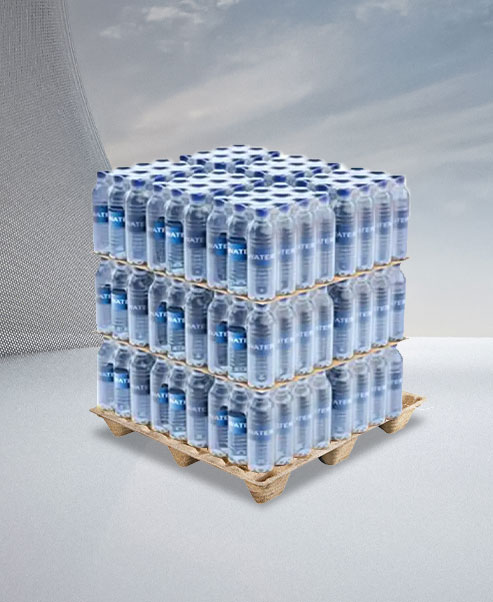 Welke methode kunnen geperste houten pallets op grote schaal worden toegepast?