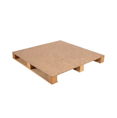 Hoe kunnen bedrijven de efficiëntie van opslag en transport verbeteren door te kiezen voor een platte, Chuan-vormige gegoten houten pallet uit één stuk?